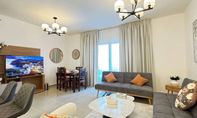 Abu Dhabi Apartment | Al Reef Retreat: Your 1BR w/Sofa Beds, Pool & Gym