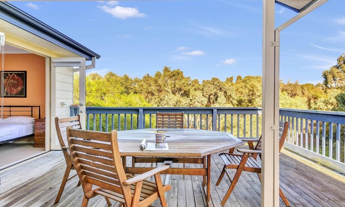 Port Willunga House | All Decked Out ~ Port Willunga - Overlook the treetops of Port Willunga Linear Park ~ C21