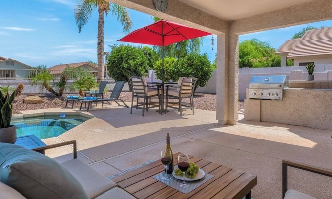 Chandler House | Amazing Chandler Home with Heated Spool. Prime Location!