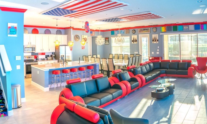 Kissimmee Villa | Amazing FOURTEEN-Bedroom sports-themed Villa near WDW!