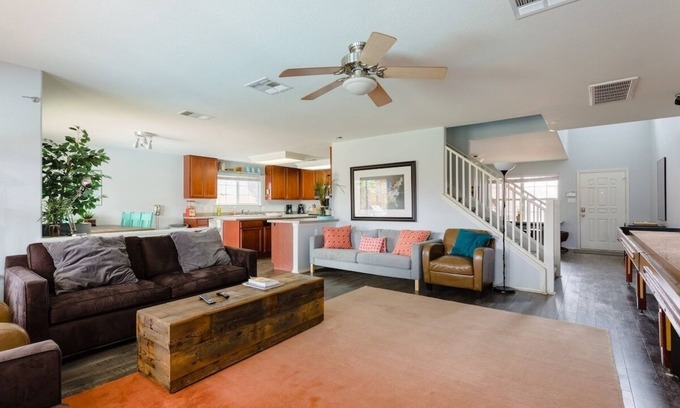 Pflugerville House | Amazing House with Pool, Arcade, Hot Tub, & More
