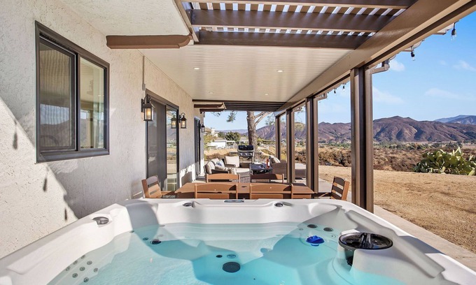 Temecula House | Amazing View Villa in Temecula Wine Country! Well Designed, Fire Pit & Hot Tub!