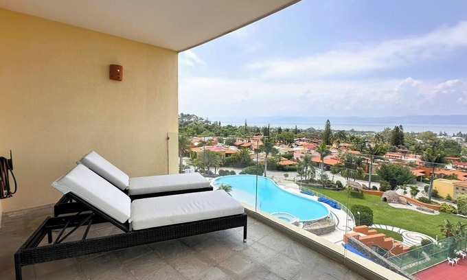 Ajijic Apartment | ANANA El Dorado 305 | Pool & Lake Views
