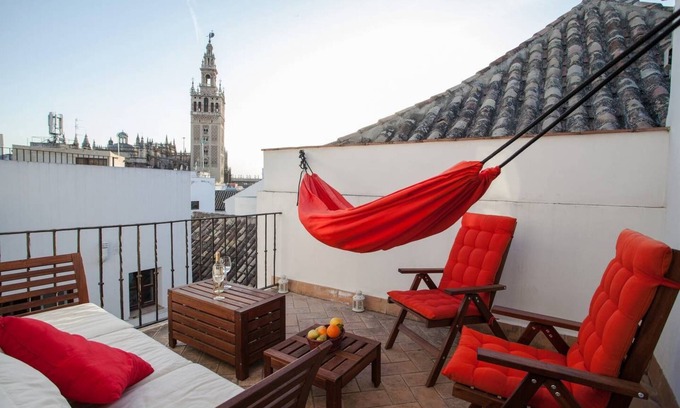 Santa Cruz House | Angeles House, Amazing Cathedral Views from the private Terrace