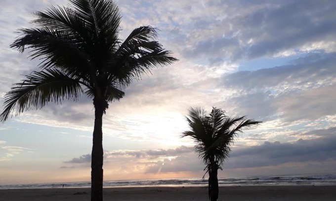 Vila Balnearia Apartment | Apartamento com1 vaga na garagem e internet Jardim Real PRAIA GRANDE