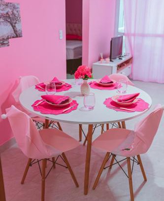 Praia do Morro Apartment | Apartamento rosa