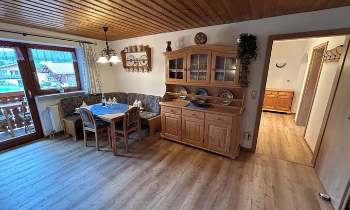 Ramsau bei Berchtesgaden Apartment | Apartment Alpenblick, 62sqm for 4 persons with shower and balcony