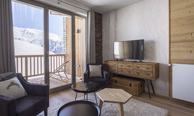La Rosiere Apartment | Apartment in La Rosière with Alpine Views