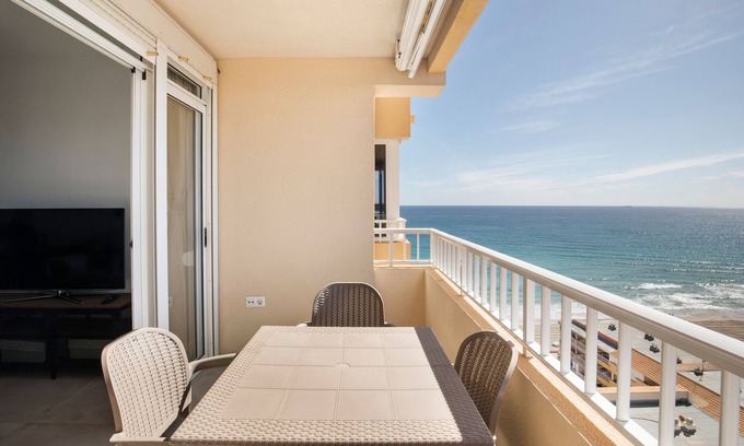San Javier Apartment | Apartment 'Anadrina' with Sea View, Shared Pool and Wi-Fi