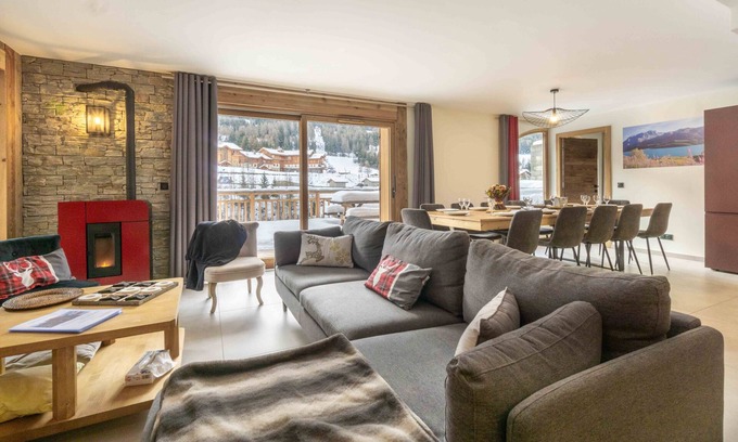 Val Cenis Apartment | Apartment 'Chalet La Turra' with Mountain View, Wi-Fi and Air Conditioning