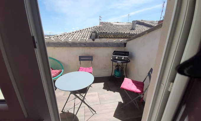 Bourg-Saint-Andeol Apartment | Apartment 103 - Cosy T2 40 m²