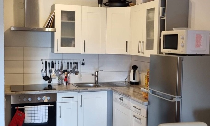 Bad Krozingen Apartment | Apartment '2 Zimmer Appartement 38' with Private Terrace, Shared Garden and Wi-Fi