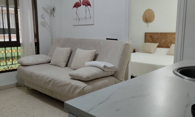 El Morche Apartment | Apartment 3/4 persons at 40 meters from the beach, air conditioning/heating, free wifi
