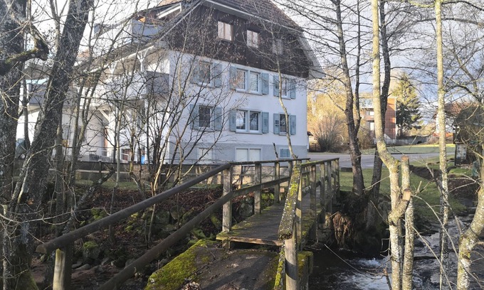 Uehlingen-Birkendorf Apartment | Apartment 'Alter Farbhof' with Private Terrace, Shared Garden and Wi-Fi