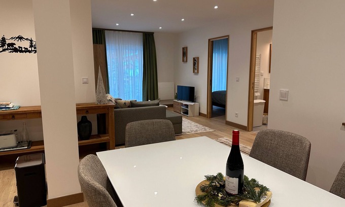 Brides-les-Bains Apartment | Apartment 'Appartement 102' with Shared Garden and Wi-Fi