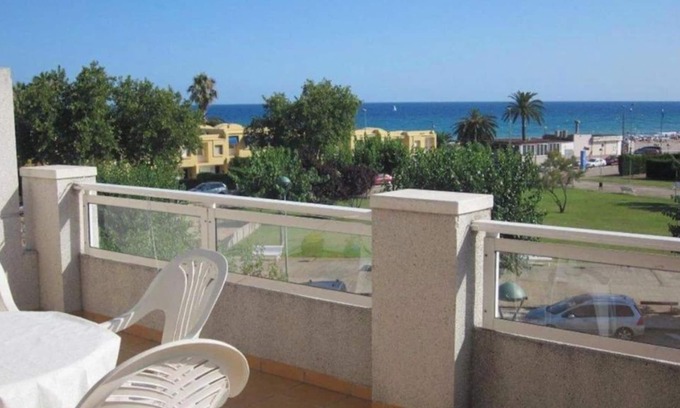 Tamarit Apartment | Apartment "Cala Azul 306" with Sea View, Shared Pool & Wi-Fi