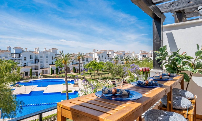 Roldan Apartment | Apartment 'Casa Albatros - Poolside Retreat' with Shared Pool, Private Terrace and Shared Garden