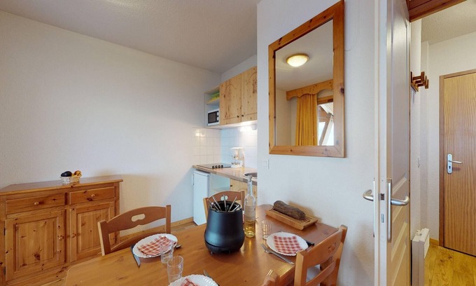 Chamrousse Apartment | Apartment in Chamrousse with balcony