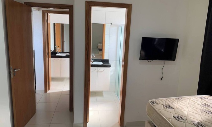 Mirim Apartment | Apartment in Praia Grande with parking, close to the sea