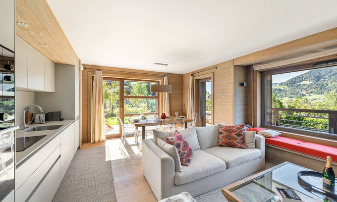 Megeve Villa | Apartment Miette - Three Bedroom Villa, Sleeps 7