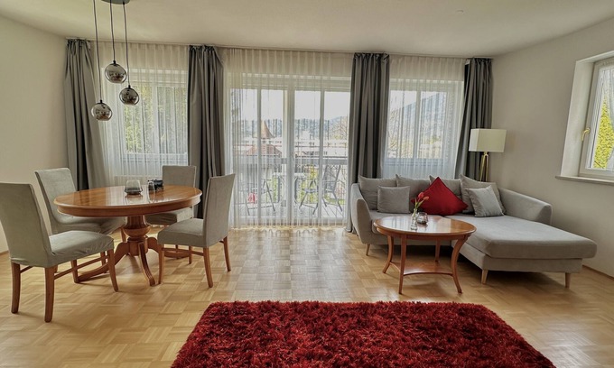 Gmain Apartment | Apartment no. 15, 56sqm, living/bedroom, balcony with wonderful view