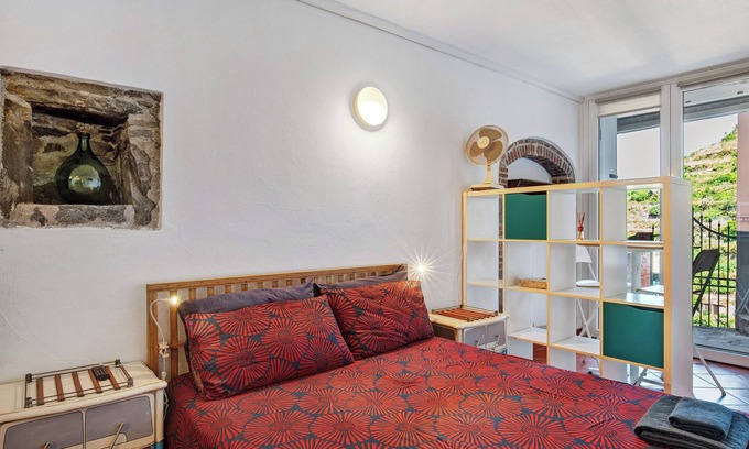 Manarola Apartment | Apartment 'Seashell' with Sea View and Wi-Fi