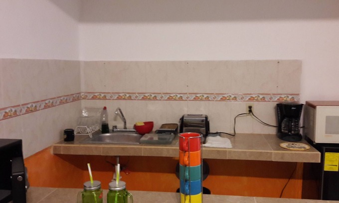 Puerto Juarez Apartment | Apartment studio with kitchen, close to the sea, secure area, beach in the area