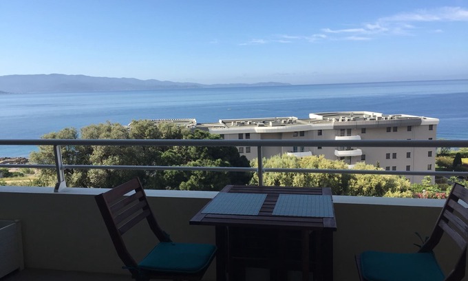 Ajaccio Apartment | Apartment T3 rated 3 stars sea view with terrace, beach 2 minutes walk