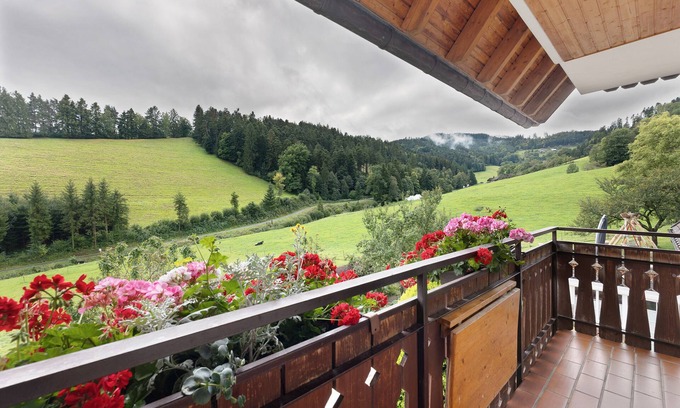 Kirchzarten Apartment | Apartment 'Waldblick' with Mountain View, Shared Garden and Wi-Fi