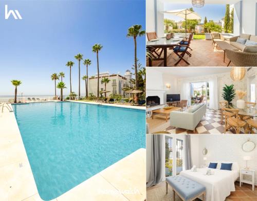 Bahia de Casares Apartment | Apartment, with private terrace and in beachfront urbanization with heated pool, in Casares Costa