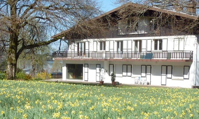 Gerardmer Apartment | Appart 100 m² Downtown in garden 2 Ha 300 m from the Lake (garden & lake views)