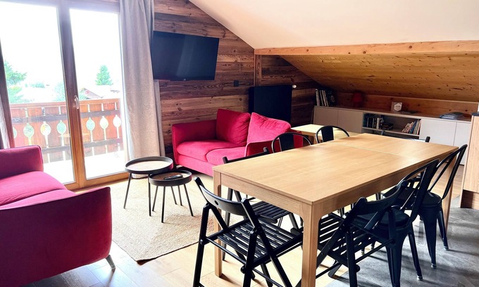 Cohennoz Apartment | Appart 8 Pers Crest Voland Espace LES Saisies