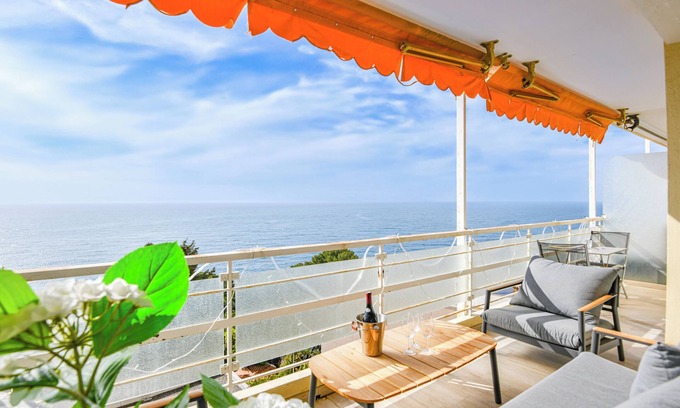 Cap d'Ail Apartment | Appart belle vue mer et plage proche de Monaco