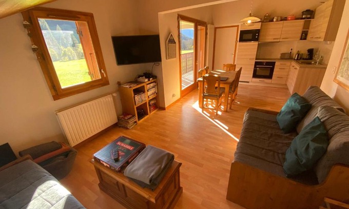 La Chapelle-d'Abondance Apartment | Appartement spacieux proche des pistes avec Multi Pass à 3€/jour/personne ! - FR-1-692-14