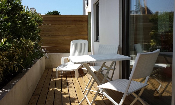 Larmor-Plage Apartment | Appartement 20 m de la Plage du Kernevel
