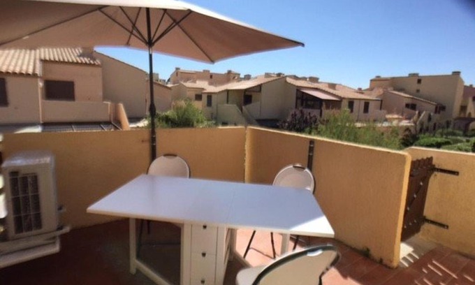 Leucate Apartment | Appartement climatisé pour 6 à Port Leucate, proche plage, parking privé, tout équipé, refait à neuf - FR-1-81-428