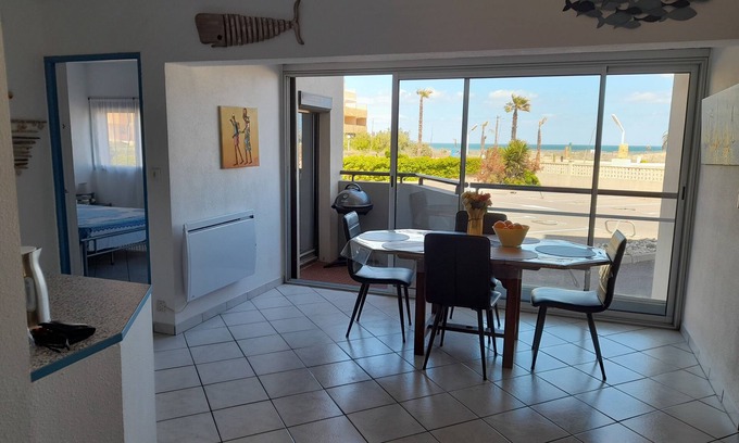 Le Barcares Apartment | Appartement Front de mer Acces Direct Plage