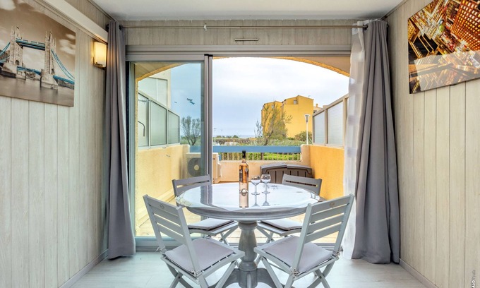 Port Leucate Apartment | Appartement Port Leucate vu mer pour 4 personnes