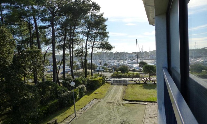Soorts-Hossegor Apartment | Appartement Résidence JEAN RAMEAU 2 personnes vue sur le port #0278 wifi gratuit