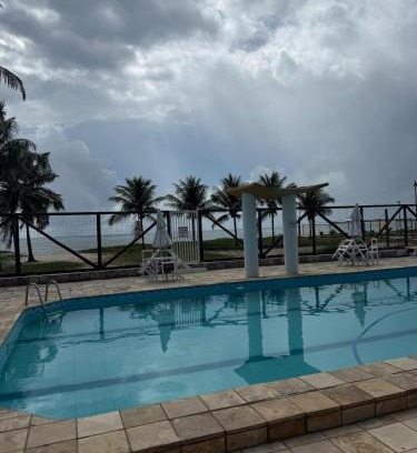 Guaibim Apartment | Apto com piscinas e pé na areia