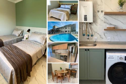 Torres Apartment | Apto Premium em Torres - 3 min do mar - Ar condicionado - Tv Smart - Wifi - 03 quartos - Churrasqueira - Piscina - Lavanderia