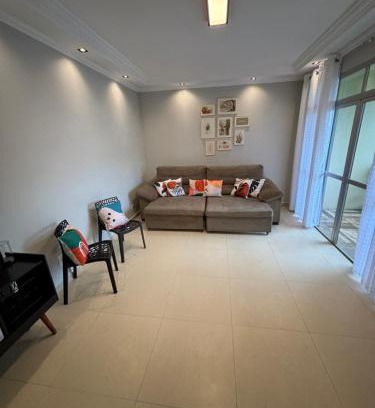 Porchat Island Apartment | Apto Vista Mar com Ar cond, Piscina, Wifi, TV e Garagem 2 vagas