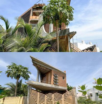 Balamurugan Nagar Villa | AR Lighthouse Bay Villa with Terrace Jacuzzi by Roscotel