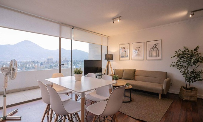 Apoquindo Apartment | Arauco Park Life 2BR Pool & Gym Perks