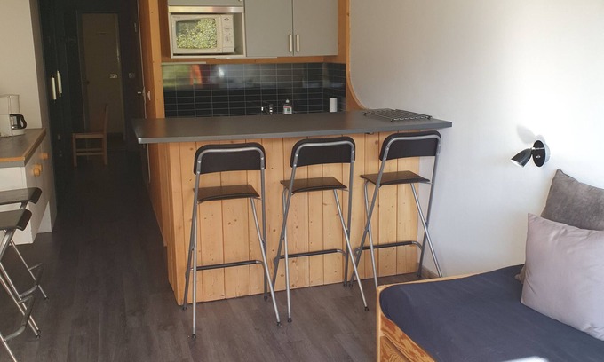 Arc-1800 Apartment | ARC 1800, ski in, 5 min from shops, 4/5 pers