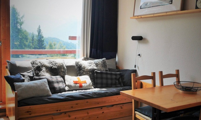 Arc-1800 Apartment | Arcs 1800 Appart classified 3 full south panoramic crystals 5mm from the slopes