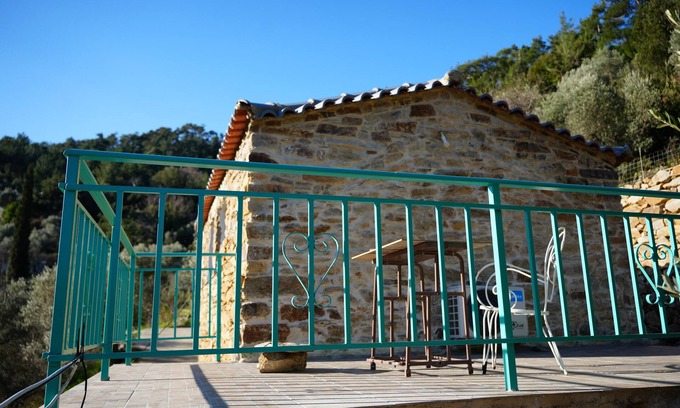 Armenistis Other | Artistic stone house next to the river