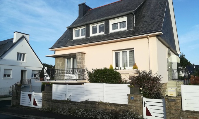 Concarneau Apartment | At 200 meters from the beach of Belle Étoile at Cabellou (Concarneau)