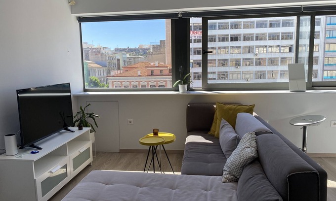 Psirri Apartment | Athens Market, Acropolis View, Studio Silver, for 3