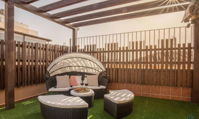 Centro Apartment | Atico Garcia BrizLiving4malaga